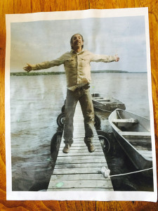 Dave. Dock. Jumping. Joy.